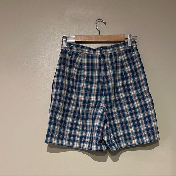 Liz Claiborne Lizwear Plaid Button Front Skorts 100% Cotton Size 6 - Picture 7 of 7